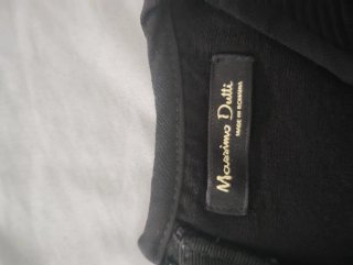 Vestido negro Massimo Dutti Talla 40