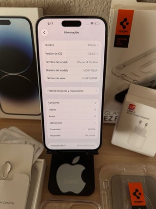 iPhone 14 Pro Max 256GB /100%/ORIGINAL /PLATA
