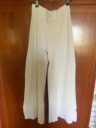 Pantalón punto crudo ajustado