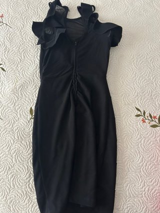 Vestido ajustado negro