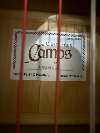 Guitarra Flamenca Camps Fl-11 pro blend