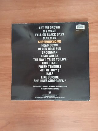 Soundgarden Doble Vinilo Color Azul