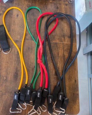 Kit Bandas Resistencia Fitness + Accesorios