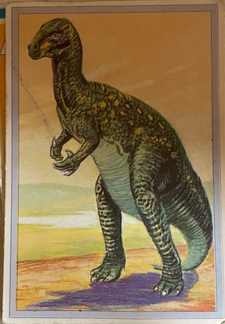 Lote 69 cartas retro dinosaurios