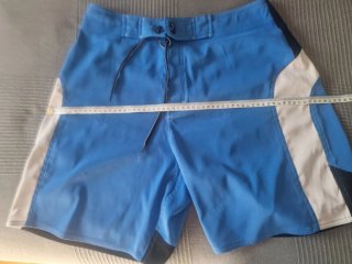 Bañador Quiksilver azul y blanco