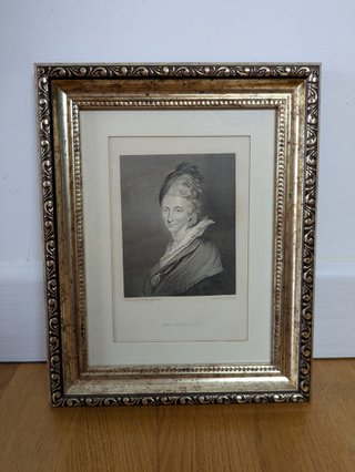 Retrato Mrs. Piozzi Antigüedad S. XIX