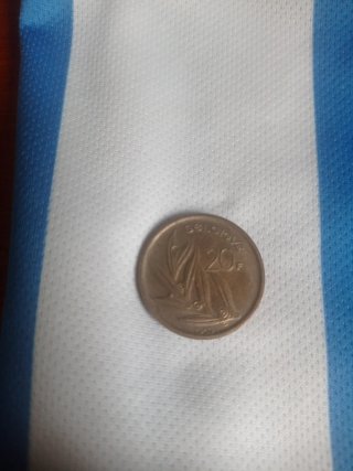 Moneda 20 céntimos franco belga