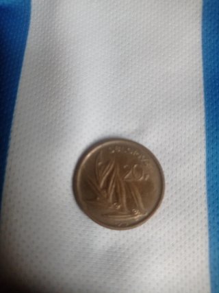 Moneda 20 céntimos franco belga