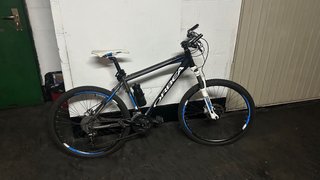 Bicicleta de Montaña Orbea Sherpa T 18 negra y azu