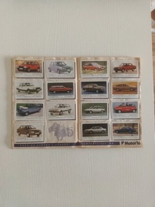 ALBUM CROMOS COCHES