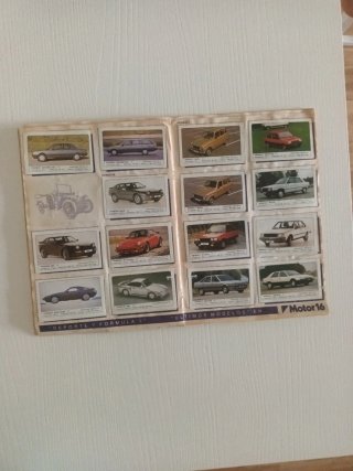 ALBUM CROMOS COCHES