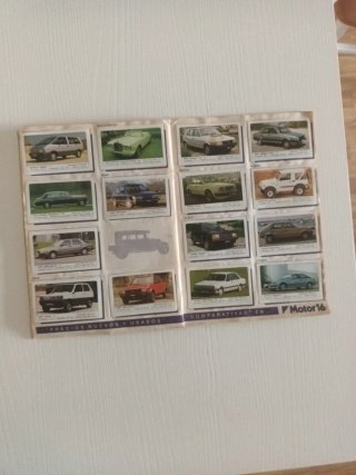 ALBUM CROMOS COCHES
