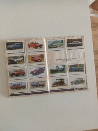 ALBUM CROMOS COCHES