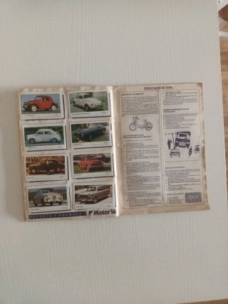ALBUM CROMOS COCHES