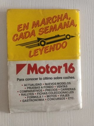 ALBUM CROMOS COCHES