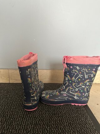 Botas de agua unicornio talla 35