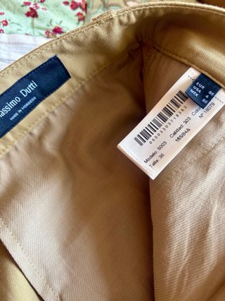 Pantalón Massimo Dutti Beige Talla S