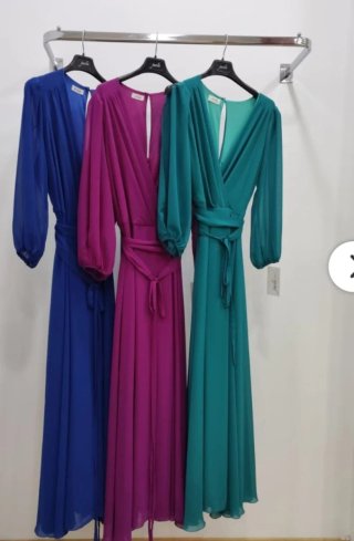 Vestido fiesta boda turquesa