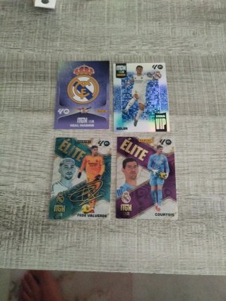 Pack 4 Cartas Real Madrid Panini