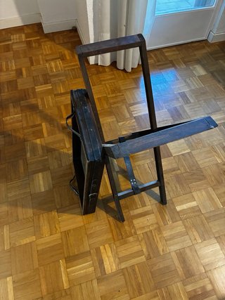 Mesa auxiliar plegable madera: venta Madrid/Cuenca