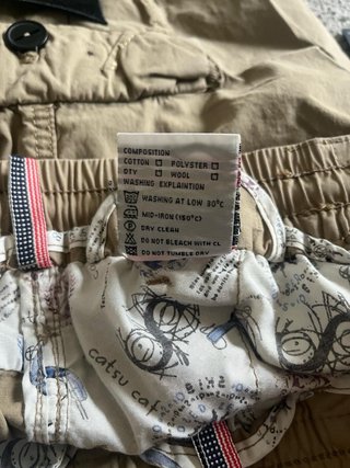 Stone Island Pantalón Corto Beige Talla M