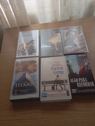 Lote 6 Películas VHS Drama/Romance/Suspense