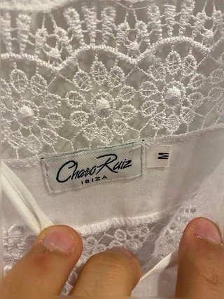 Vestido Mini Encaje Blanco Charo Ruiz Ibiza...