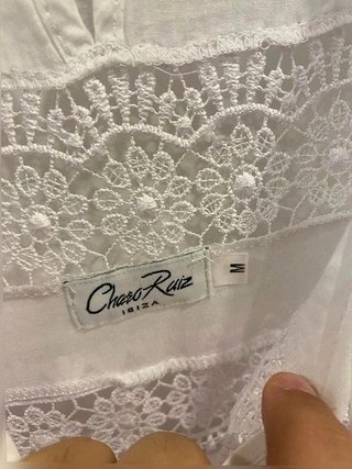 Vestido Mini Encaje Blanco Charo Ruiz Ibiza...