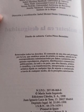 El malestar en la desigualdad