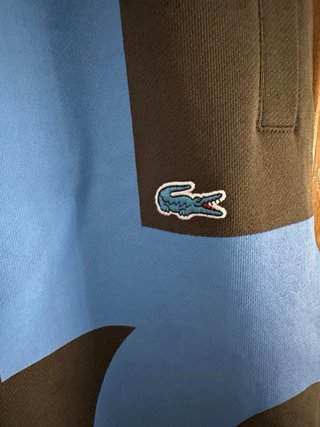 Pantalón Lacoste Negro y Azul