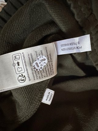 Pantalón Lacoste Negro y Azul