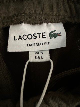 Pantalón Lacoste Negro y Azul