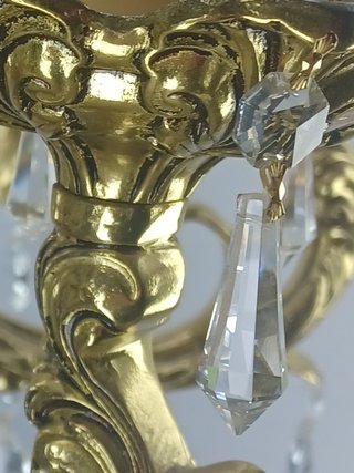 Lámpara de araña vintage gran tamaño - Bronceart