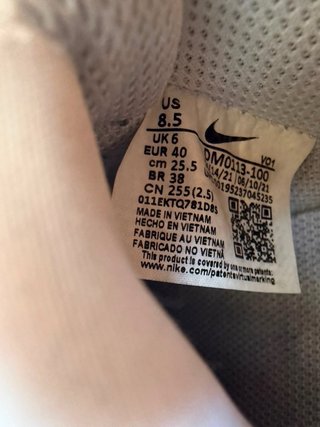 Nike Court Vision Alta Mujer Talla 40