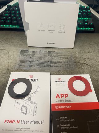Dashcam Redtiger. Cámara delantera + trasera.