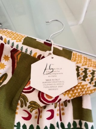 Falda larga MOC Market estampada.