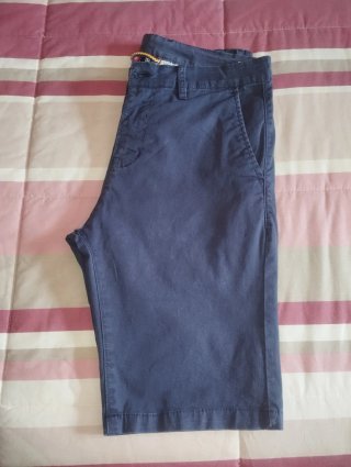 Bermudas Chino Azul Marino Talla 32/ 46