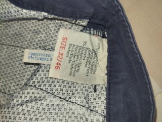 Bermudas Chino Azul Marino Talla 32/ 46