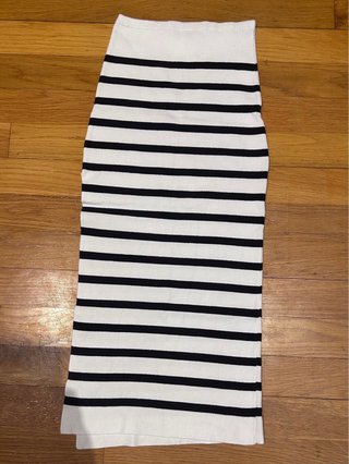 Falda larga Subdued rayas Talla M