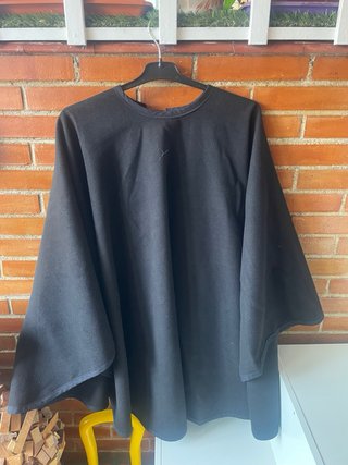 Poncho Negro Talla XL
