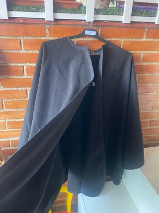 Poncho Negro Talla XL