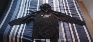 Sudadera Scream con capucha negra
