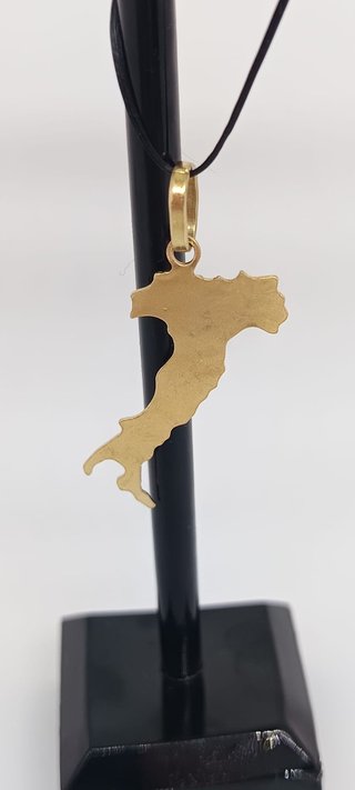 J-0868 Colgante Mapa Italia Oro 18K