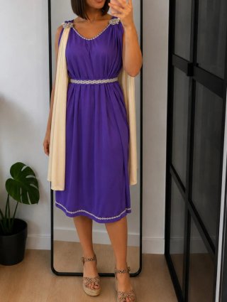 Disfraz Romana/Griega Artesanal Talla S/M