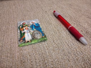 Medallita Sagrada Familia Plata