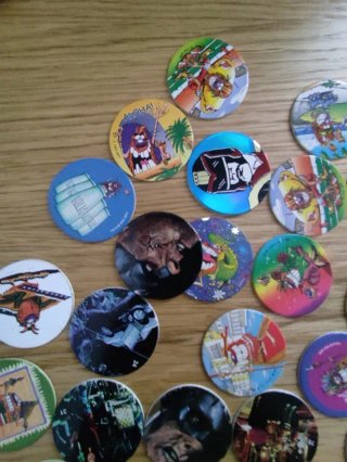 Lote Tazos 90s + 2 Cajas
