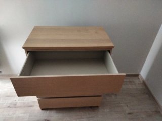 Cómoda de madera 4 cajones