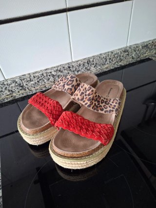 Sandalias Zuecos Multicolor