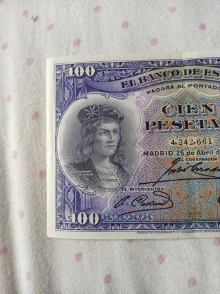 Billete 100 Pesetas 1931 Banco de España