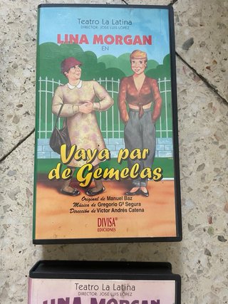Colección 4 VHS Lina Morgan Comedia